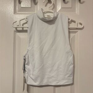 Aritizia Babaton White Mock Neck Tank Top (XS)